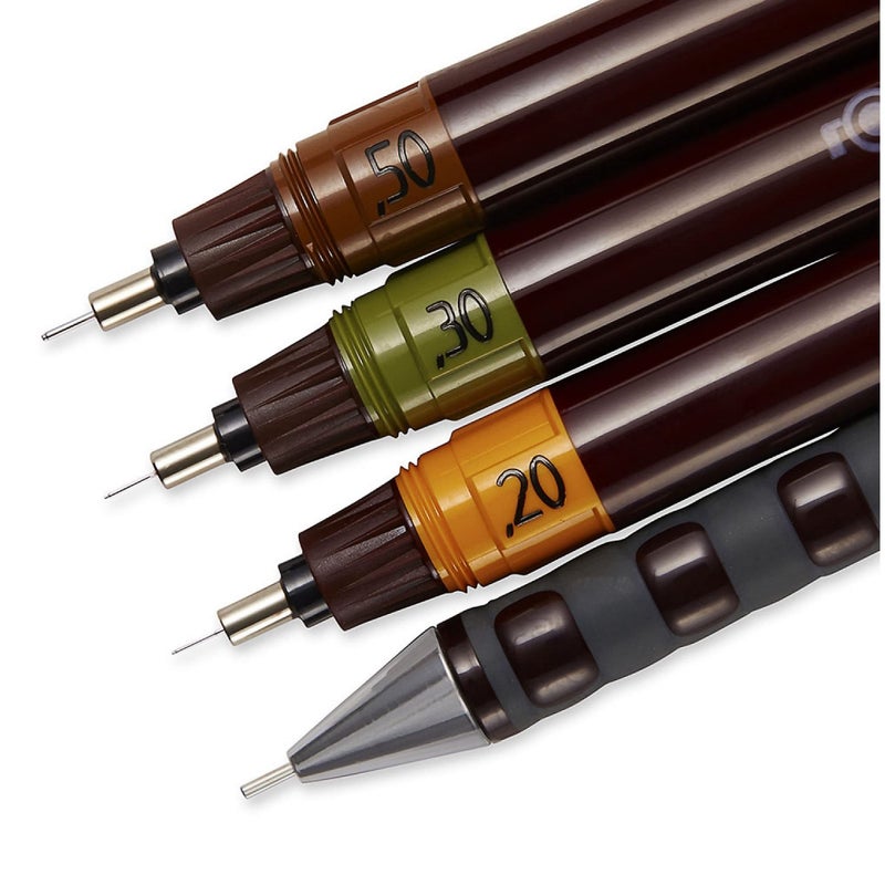 Rotring مجموعة روتراينغ إيزوغراف جونيور 3 أقلام تقنية (0.20 مم، 0.30 مم، 0.50 مم) + ملحقات - Image 5